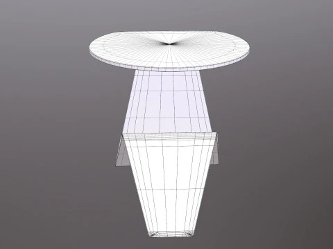 Glass Table 3D Model
