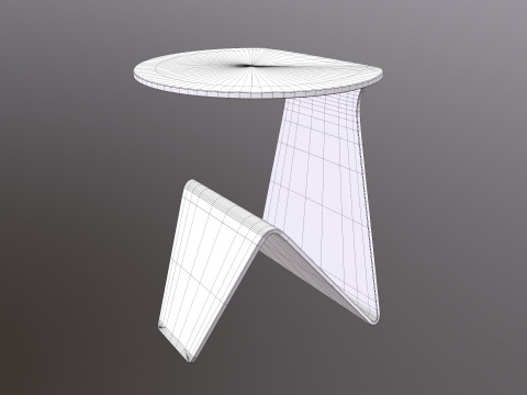 Glass Table Modelo 3D