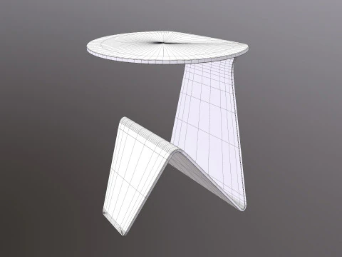 Glass Table 3D Model