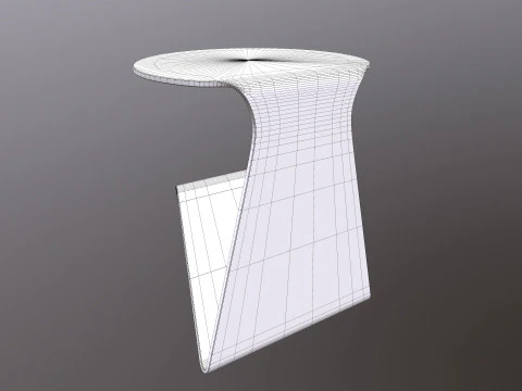 Glass Table 3D Model