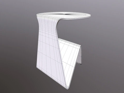 Glass Table 3D Model