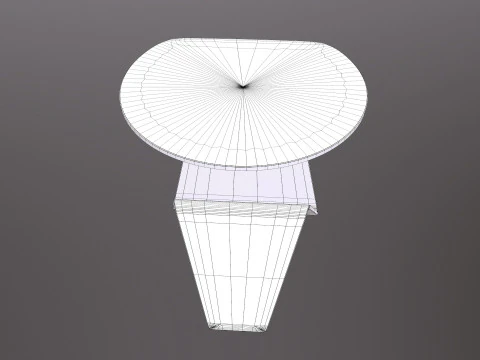 Glass Table 3D Model