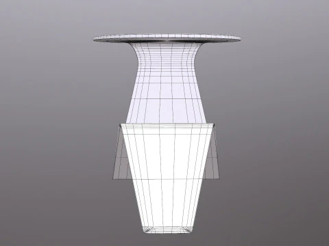 Glass Table 3D Model