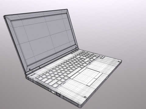 Laptop HP 3D 模型
