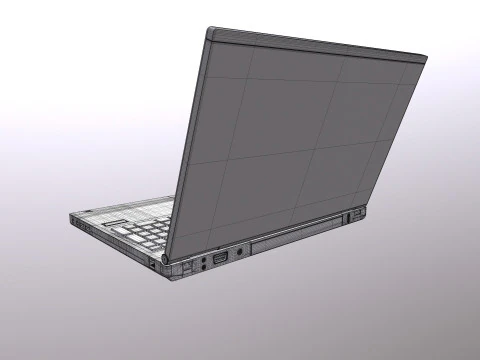 노트북 HP 3D 모델