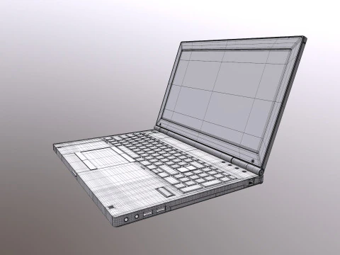 노트북 HP 3D 모델