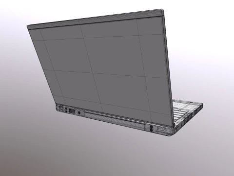 노트북 HP 3D 모델