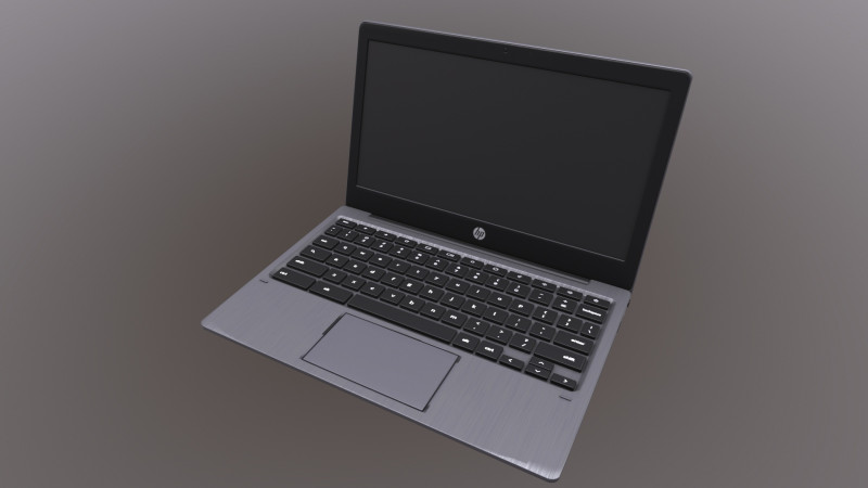 Laptop Hp 3D 模型 .c4d .max .obj .3ds .fbx .stl .blend