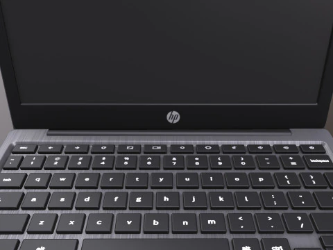 Laptop Hp 3D Model