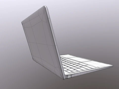 Laptop Hp 3D Model