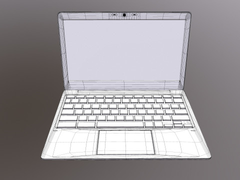 Laptop Hp 3D 模型