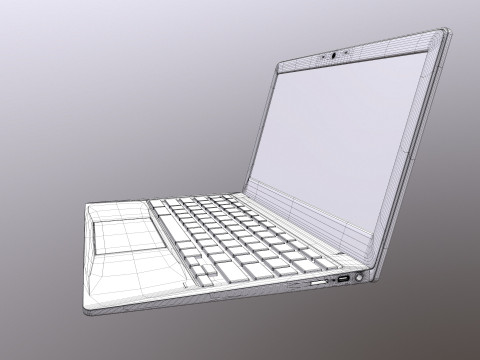 Laptop Hp 3D 模型