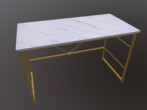 Marble Table 3D Model