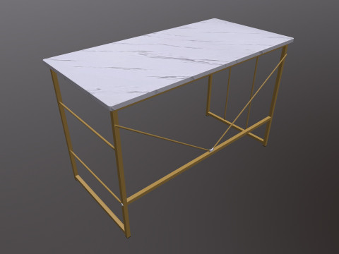 Marble Table Model 3D
