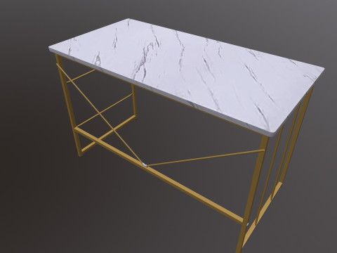 Marble Table Model 3D