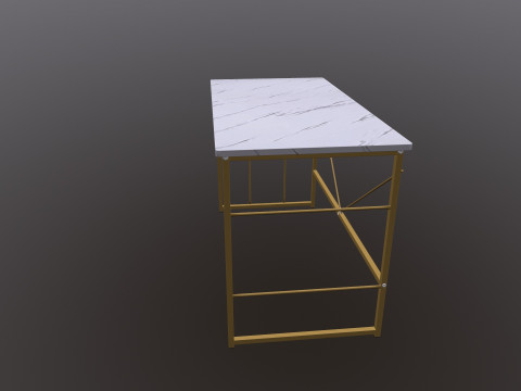 Marble Table Model 3D