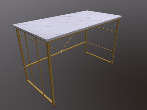Marble Table Model 3D