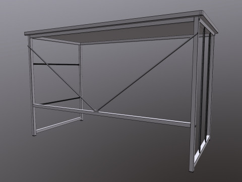 Marble Table Model 3D