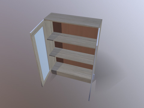 Almirah Modèle 3D