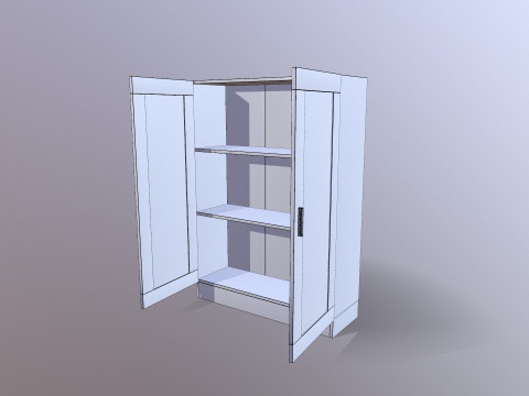 Almirah Modèle 3D