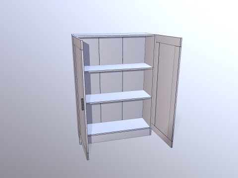Almirah Modèle 3D