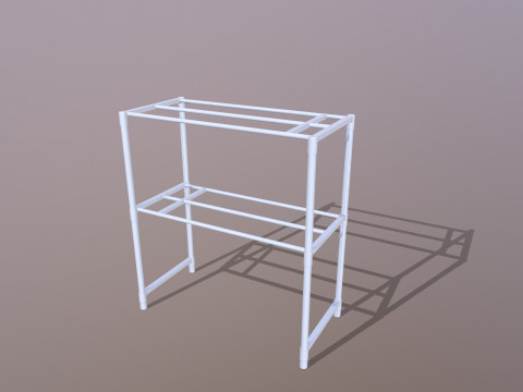 Structure Shelf Modelo 3D