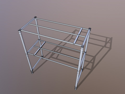 Structure Shelf Modèle 3D