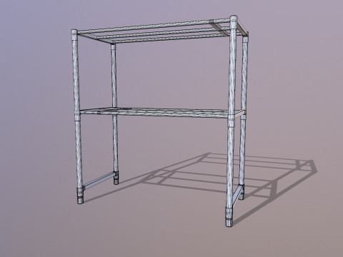 Structure Shelf Modèle 3D