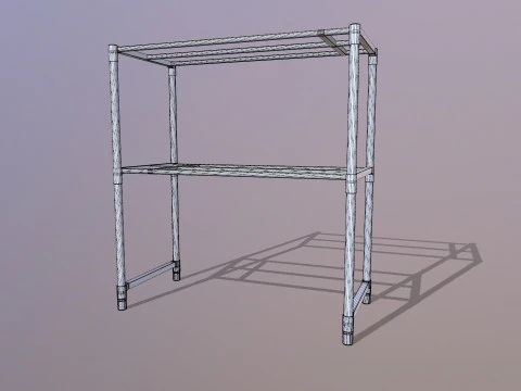 Structure Shelf 3D Model