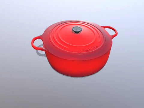 Le Creuset cookware 3D Model