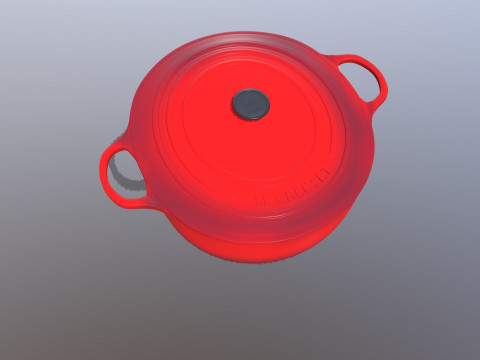 Le Creuset cookware 3D Model