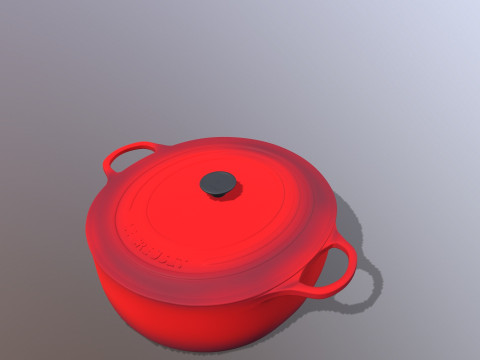 Le Creuset cookware 3D Model
