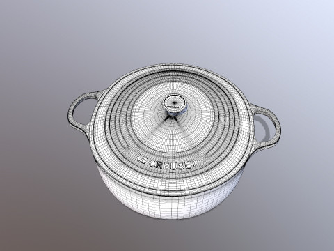 Le Creuset cookware 3D Model
