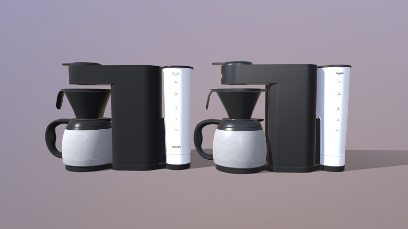 Coffee Maker 3D-Modell .c4d .max .obj .3ds .fbx .stl .blend 