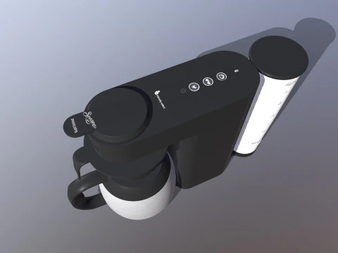커피 메이커 3D 모델