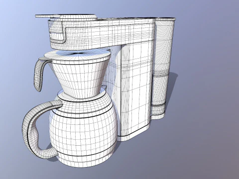 커피 메이커 3D 모델