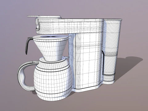커피 메이커 3D 모델
