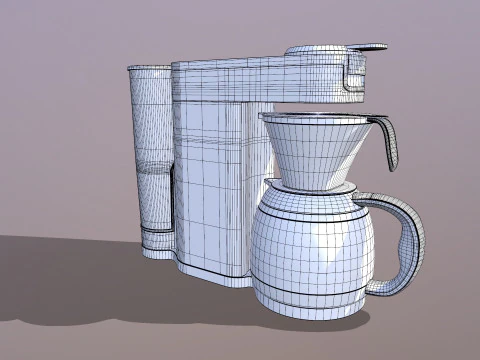 커피 메이커 3D 모델