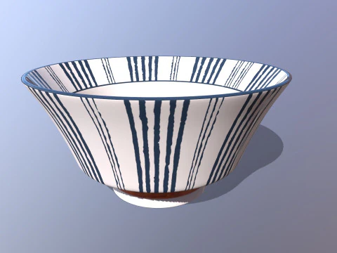 Rice Bowl Stylish 3D Model