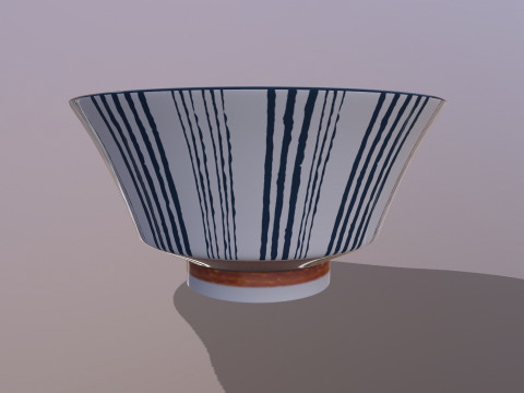 Rice Bowl Stylish Model 3D