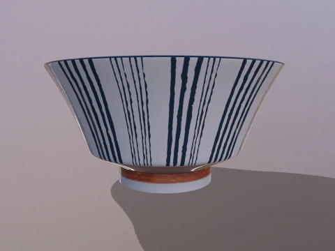 Rice Bowl Stylish 3D Model