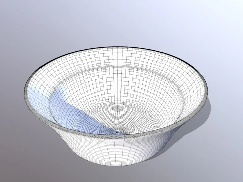 Rice Bowl Stylish 3D Model