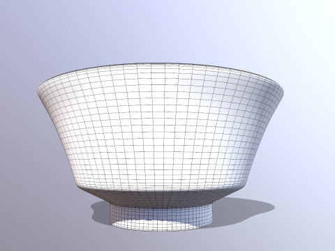 Rice Bowl Stylish Model 3D