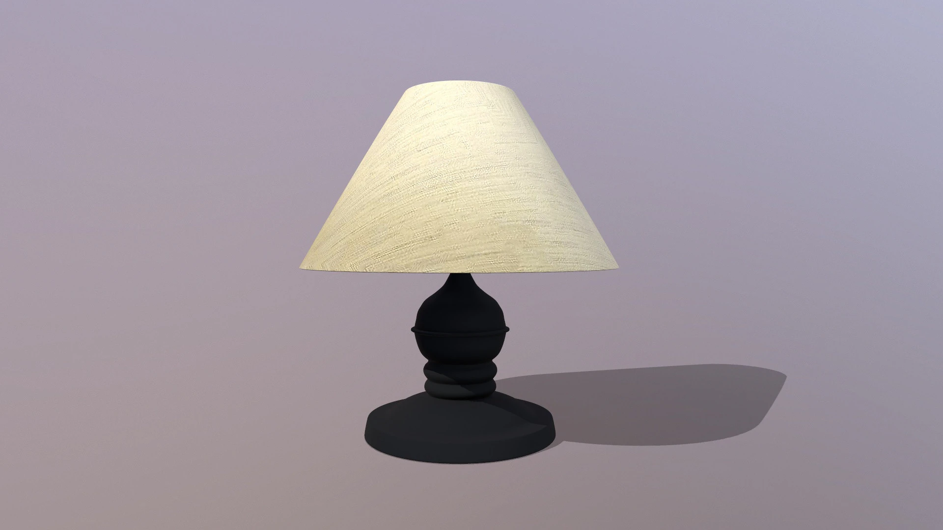 Table Lamp 3D Model .c4d .max .obj .3ds .fbx .stl .blend 