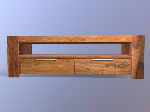 Tv Unit for Living Room 3D Model