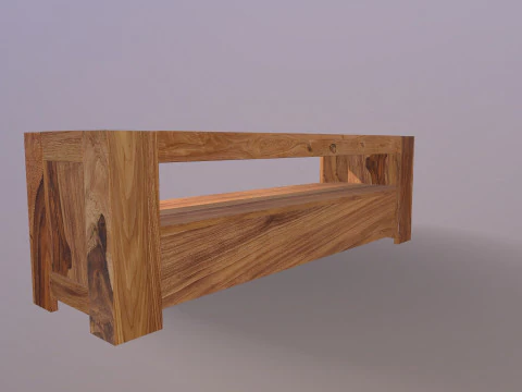 M&oacute;vel de TV para sala de estar Modelo 3D