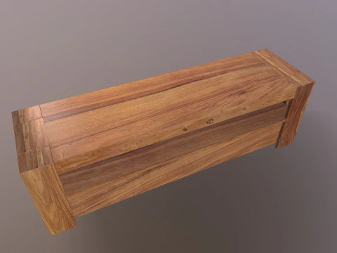 M&oacute;vel de TV para sala de estar Modelo 3D