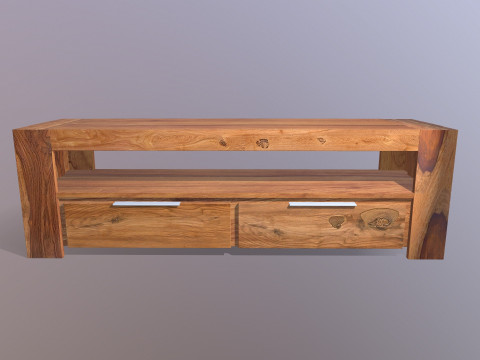 Tv Unit for Living Room 3D Model