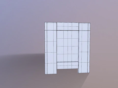 M&oacute;vel de TV para sala de estar Modelo 3D