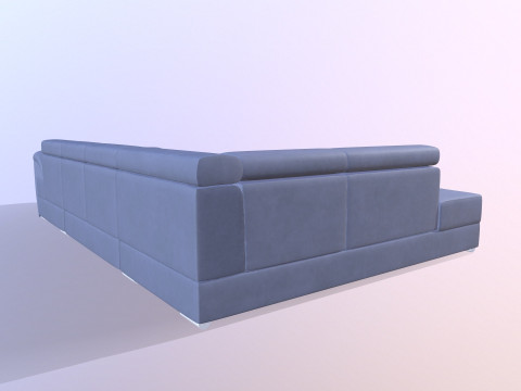 Sofa 7-Seater 3D मॉडल